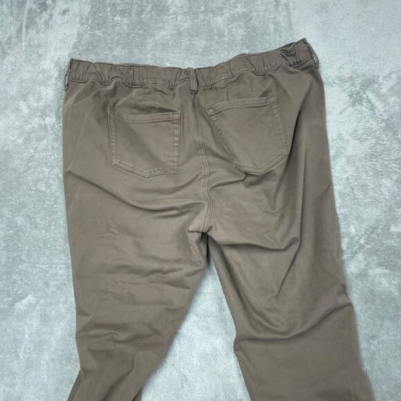 Torrid Brown Stretchy Drawstring Pants Size 2R Slim Fit Lightweight a0464 - Picture 8 of 9